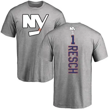 Men's Glenn Resch New York Islanders Backer T-Shirt - Ash