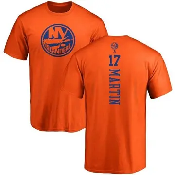 Men's Matt Martin New York Islanders One Color Backer T-Shirt - Orange