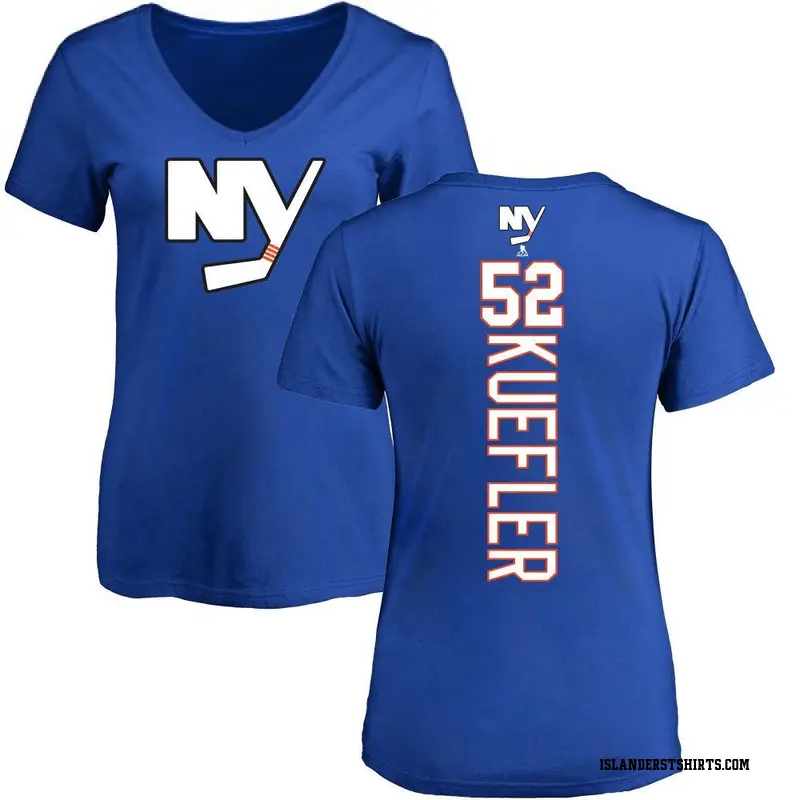 Women's Daylan Kuefler New York Islanders Backer T-Shirt - Royal