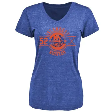 Women's Daylan Kuefler New York Islanders Insignia Tri-Blend T-Shirt - Royal