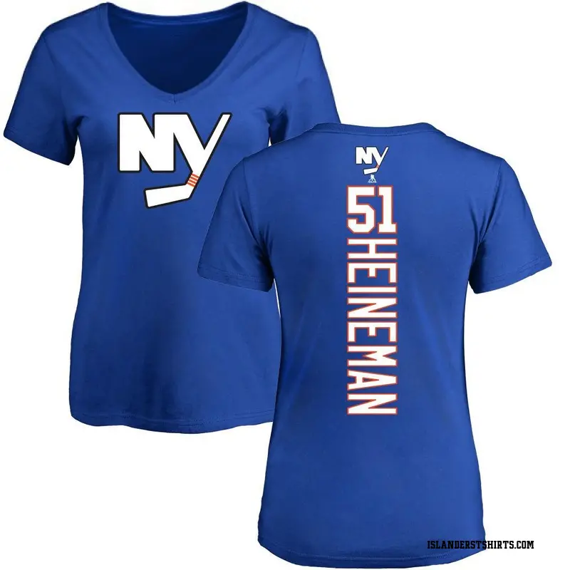 Women's Emil Heineman New York Islanders Backer T-Shirt - Royal