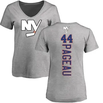 Women's Jean-Gabriel Pageau New York Islanders Backer T-Shirt - Ash