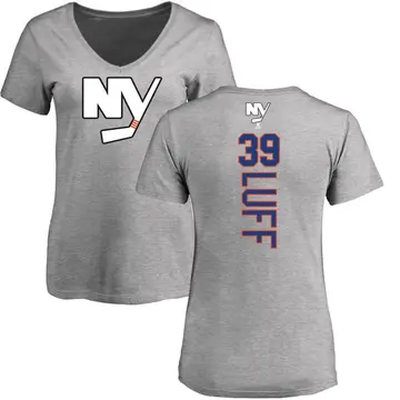 Women's Matt Luff New York Islanders Backer T-Shirt - Ash