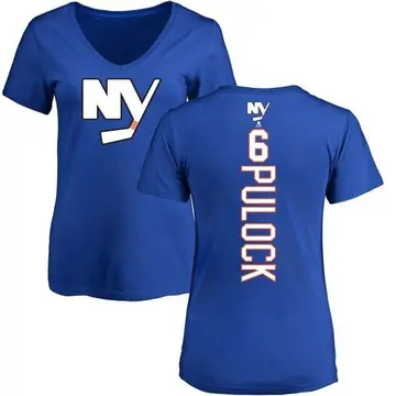 Women's Ryan Pulock New York Islanders Backer T-Shirt - Royal