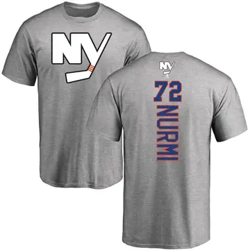 Youth Jesse Nurmi New York Islanders Backer T-Shirt - Ash