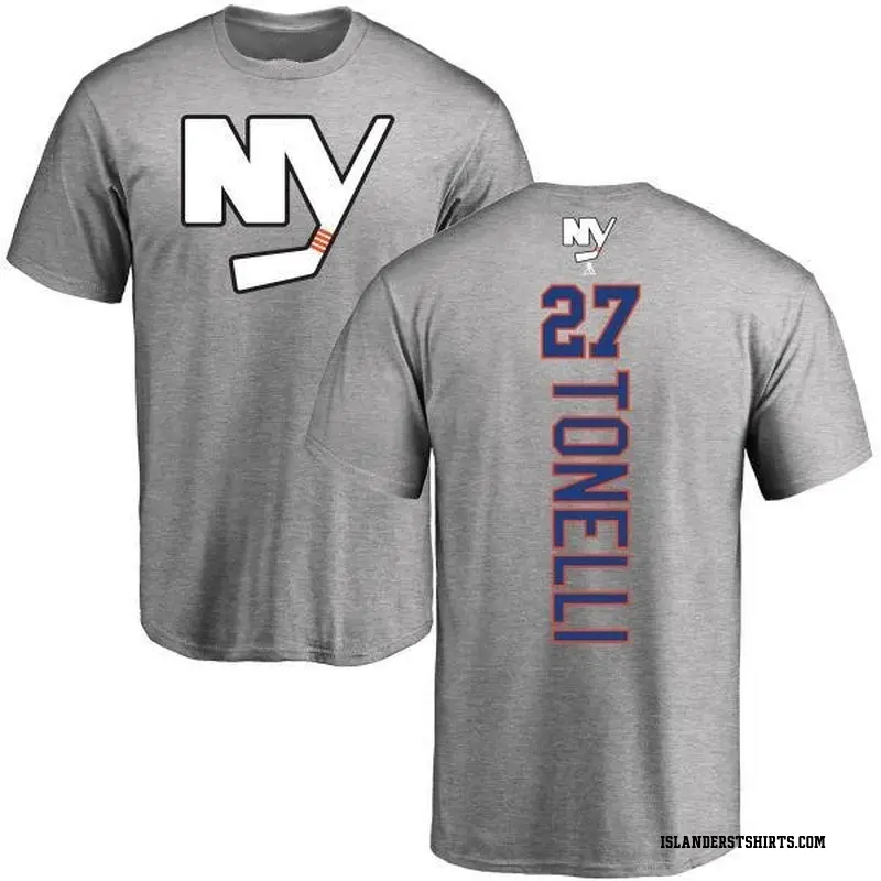 Youth John Tonelli New York Islanders Backer T-Shirt - Ash