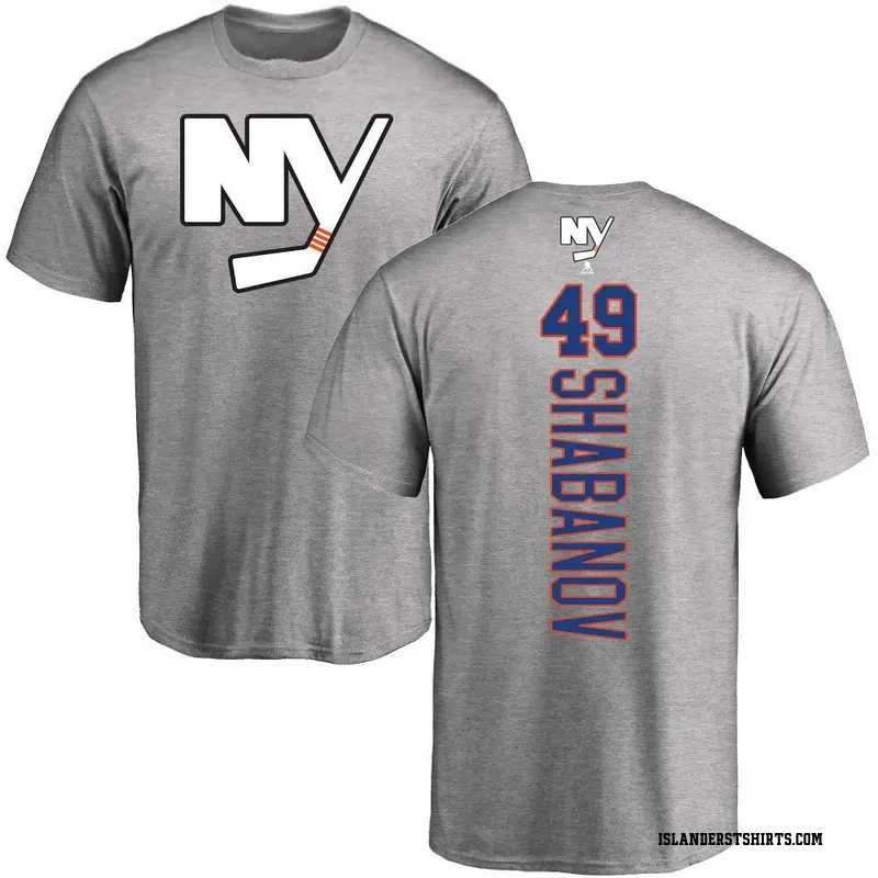 Youth Maxim Shabanov New York Islanders Backer T-Shirt - Ash