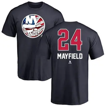 Youth Scott Mayfield New York Islanders Name and Number Banner Wave T-Shirt - Navy